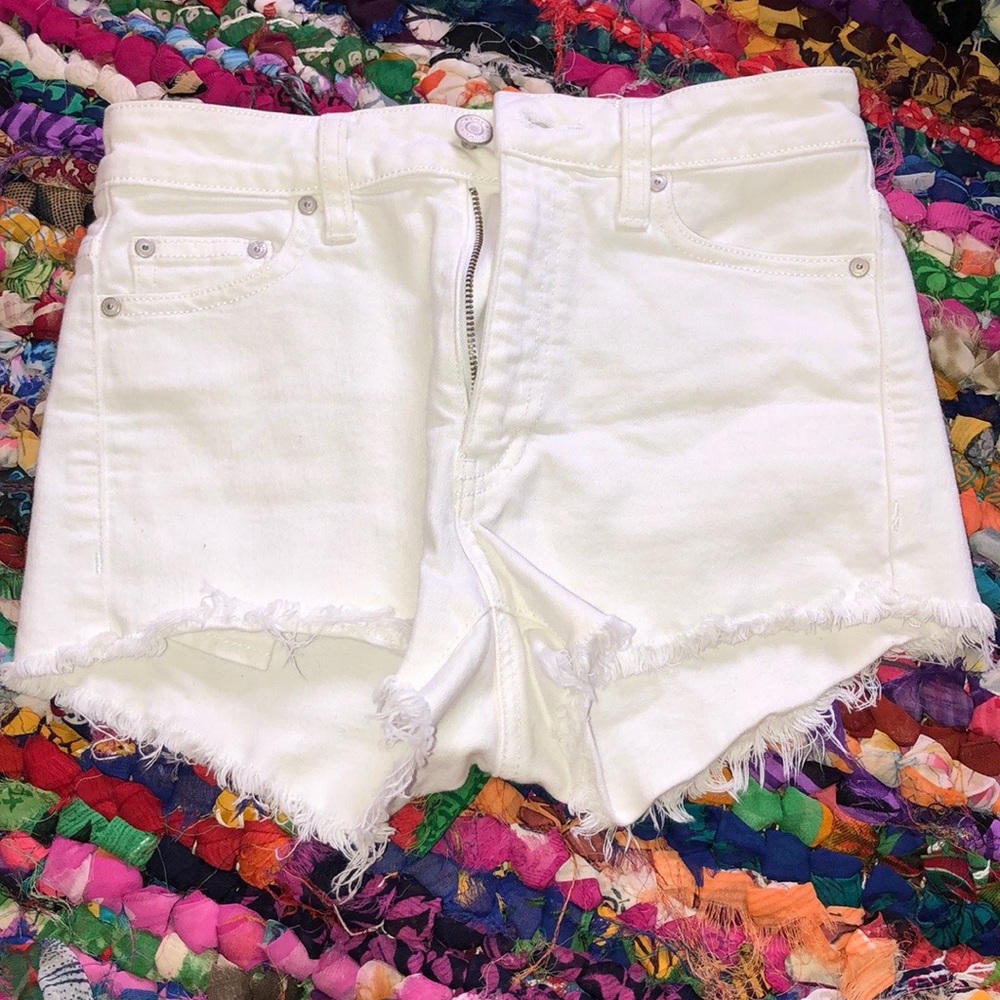 ARITZIA high waisted jean shorts